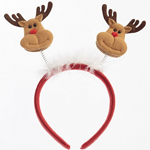 Dancing Rudolph Headband, super soft for your head