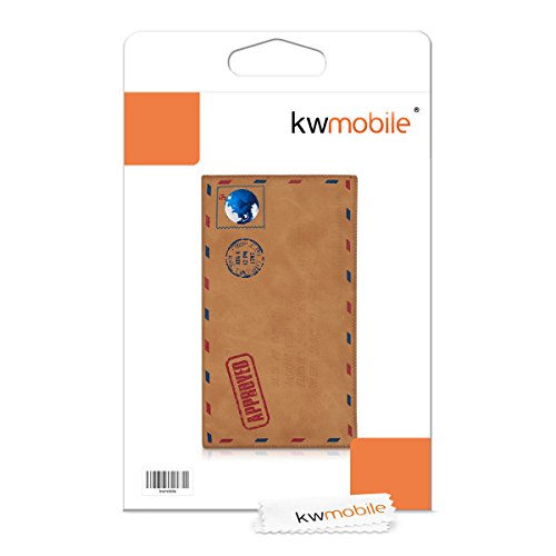 kwmobile Funda Fina para Smartphones con dise o de Sobre - Funda de Piel sint tica Delgada Funda Protectora Bolso Funda en marr n Claro - Compatible por ej con Samsung Apple reviews kwmobile Funda Fina para Smartphones con dise o de Sobre - Funda de Piel sint tica Delgada Funda Protectora Bolso Funda en marr n Claro - Compatible por ej con Samsung Apple
