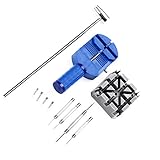 Uokoki 11pcs Uhr-Reparatur-Werkzeug-Satz-Armbanduhr Bügel-Halter-Remover Hammer 3 Splinttreiber Frühlings-Stab-Reparatur-Werkzeug-Kit