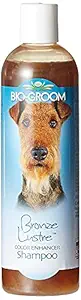 Bio-Groom Bronze Lustre Colour Enhancing Shampoo for Dogs, Replenish Dogs Moisture and Maintain Coat Healthy, Silky, Shiny, Nourishes Skin and Keep Them Smelling Fresh, 355 ml