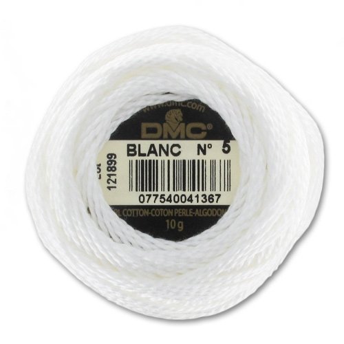 Price comparison product image DMC cotton pearl n°5 White x45m