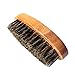 Peppermint Cafe Beard Brush with Soft Boar Bristle Hair for Help Softening and Conditioning Itchy Beards