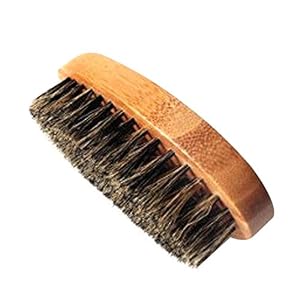 Peppermint Cafe Beard Brush with Soft Boar Bristle Hair for Help Softening and Conditioning Itchy Beards - Image 5