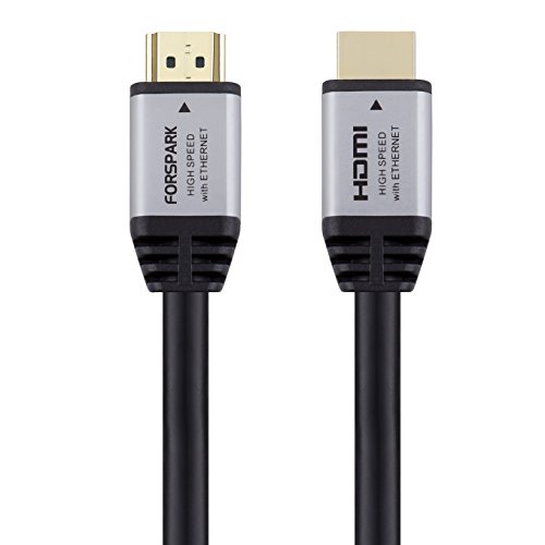 HDMI-Kabel, 1.8m(6feet), von FORSPARK– HDMI 2.0 (4K) – 18Gbps, 28AWG,– Für 4K/HDTV‘s, Xbox 360, Xbox One, PS3, PS4, Apple TV, TV-Empfänger, Computer, Blu Ray, Roku-kompatibel - 2