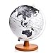 Produktbild TMY Büro Globus 20 cm Europäischen Pure English Globe Leuchtende Holzsockel HD Globus LED Globus Licht Dekoration Dekoration Büro (Größe : 20cm)