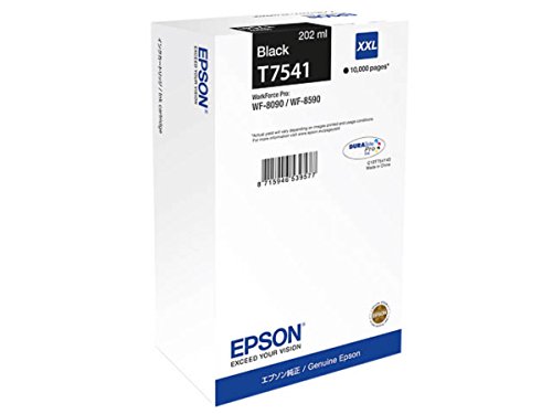 Epson original - Epson WorkForce Pro WF-8090 Series (T7541 / C13T754140) - Tintenpatrone schwarz - 10.000 Seiten - 202ml