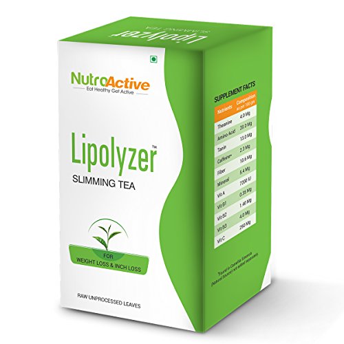 NutroActive LIPOLYZER Herbal Slimming Tea, Weight Loss Tea - 100 gm RS.299 (53.00% Off) - Amazon
