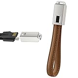 ✅ IMMER GRIFFBEREIT - Du kannst unser Lightningkabel ganz leicht an deinem Schlüsselbund befestigen. Wenn deinem iPhone der Akku ausgeht, ziehst du es einfach aus der Hosentasche und schließt das Kabel an.