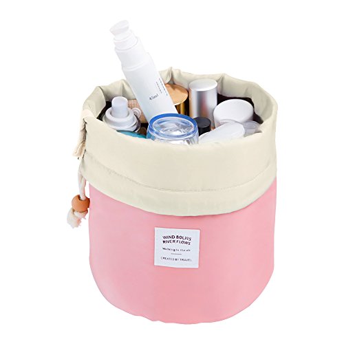 Reise-Fass-Kosmetiktasche Multifunktion-kosmetisch-Tasche-Toilettenartikel-Aktentasche - 2
