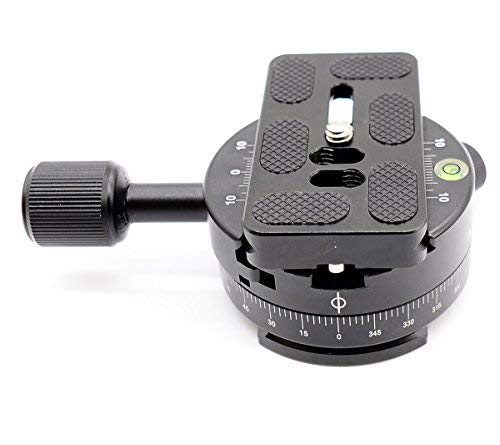 Koolehaoda Cabeza panorámica de 360 ° Compatible con RRS / Arca-Swiss Ballhead (Cabeza panorámica LPC-1)