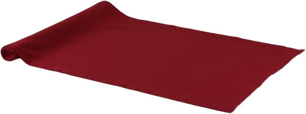 Inorien Masa Örtüsü Runner, Pamuk Polyester Karışım, 40x150 cm (Kırmızı)