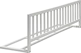 IB-Style – Hochwertiges Bettschutzgitter „Flamo“ Bettgitter Holz Weiss lackiert – Länge 140 cm – Höhe 42 cm | auch in 120 cm erhältlich - 2