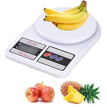 JIG'sMART Digital Kitchen Weighing Machine Multipurpose Electronic Weight Scale with Backlight LCD Display for Measuring Food, Cake, Vegetable, Fruit