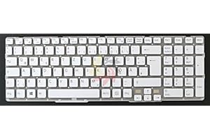 NExpert Orig. QWERTZ Tastatur kompatibel für Sony Vaio SVE17 Vaio SVE-17 SerieDE Weiss Neu