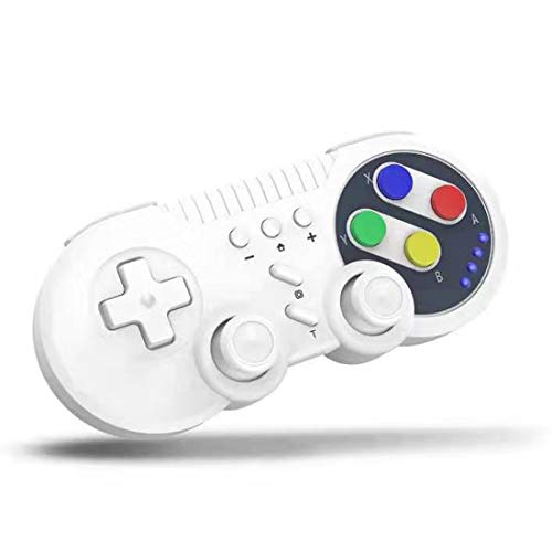 JFUNE Switch Pro Contrôleur Manette Switch sans Fil pour Nintendo Switch, Wireless Bluetooth Switch Controller (Style Rétro)