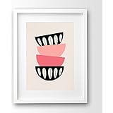 Küchenbild ungerahmt, skandinavische Schalen