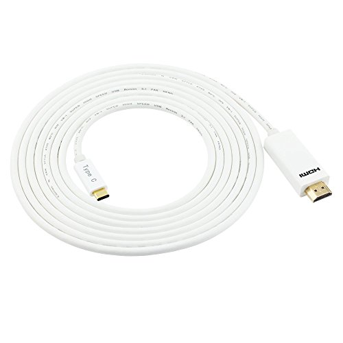 USB 3.1 Typ C Männlich Thunderbolt 3 Kompatibel zu HDMI Stecker 4K Kabel für MacBook Pro, ChromeBook Pixel und mehr ( Size : 3 Meters ) - 5