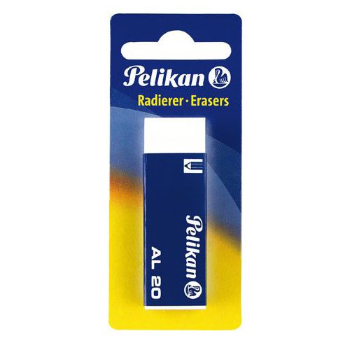 Pelikan AL20/1/B Radierer AL20 aus Kunststoff für alle Untergründe