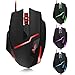 Produktbild Zelotes T10 Professionelle Gamer Maus,7200DPI,7 Tasten,7 Licht Modi USB Optische Wired Mouse Mäuse für PC MAC Laptop