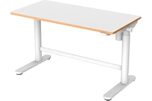‎SPACETRONIK Spacetronik ELEKTRISCH Kinderschreibtisch XD Höhenverstellbar 55-89cm, Schülerschreibtisch, Schreibtisch, Jugendschreibtisch SPE-X112 (White)