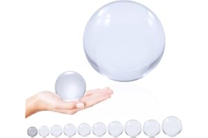 Juggle Dream 60mm Clear Acrylic Contact Juggling Ball - Transparent Clear Contact Juggling Manipulation Performance Balls