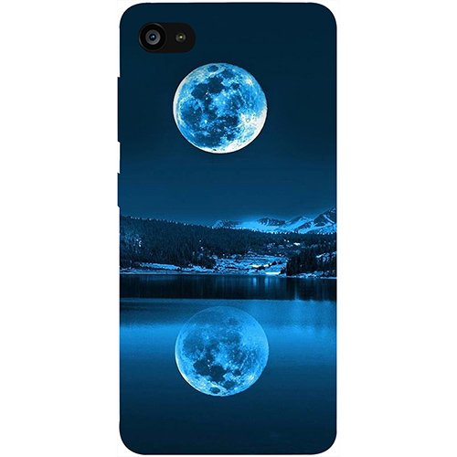 Casotec Moon Pattern Print Design 3D Printed Hard Back Case Cover for Lenovo ZUK Z2 / Lenovo Z2 Plus