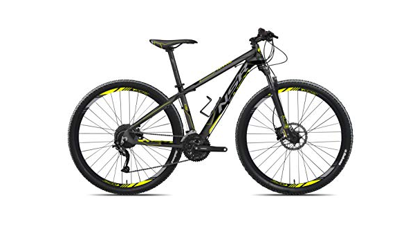 Tecnobike NSR X.PRO Hardtail 29' Alluminium High Performance - all Around  MTB - Shimano 27 Speed - Antracite/Lime - Medium Frame Size : Sport e tempo  libero