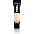L'Oreal Paris Foundation, Infallible Matte Cover 24hour 90 Rose Porcelain, Sweat-proof, Heat-proof, Transfer-proof and Water-proof, SPF 18, 30 ml