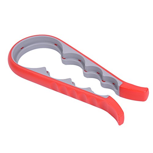 Red 4 in 1 kann Flaschenöffner Jar Opener für ?2-8.5 cm Deckel
