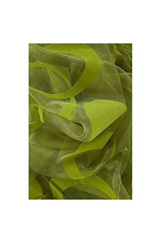 Organza Gardine Mit Samtkreisen 140 X 240 Anisgrün - 3