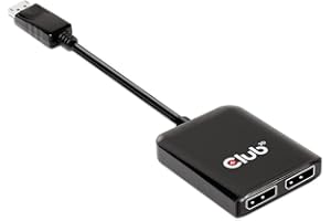 Club 3D Multi Stream Transport (MST) Hub DisplayPort™ 1.4 na DisplayPort™ Dual Monitor 4K60Hz