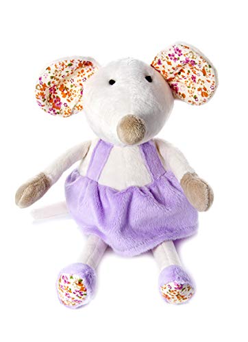 Mousehouse Gifts Adorable ratita de Peluche con Vestido Lila para niñas
