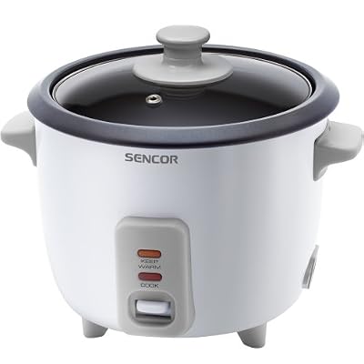 Sencor SRM 0600WH Cuiseur de riz - 300W - Volume de 0,6 l - pour cuire 450 g de riz
