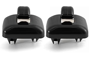 CONSTPROG 2 ganchos de clip para visera solar para Audi A3 A4 A5 Q3 Q5 TT negro 8U08575624PK
