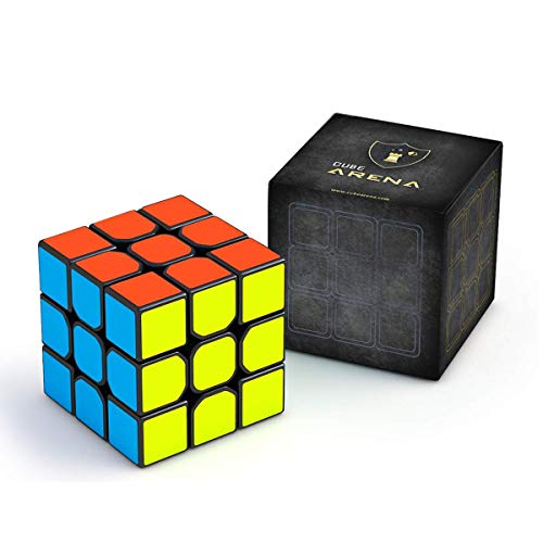 CUBE ARENA Magic Cube 3x3x3 - Speed Version 2019 Marque Française (Noir)