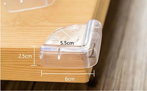 Soft PVC Table Corner Guards Cushioned Childproofing Toddlers/Baby/Child Bumpers Protectors-Square(8pack)