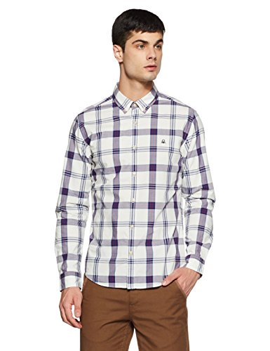 United Colors of Benetton Mens Checkered Slim Fit Casual Shirt RS.1199 (50.00% Off) - Amazon