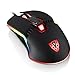 Price comparison product image RGB Game Mouse Gaming Mice 8 DPI Model V20 Rainbow Professional Wired Programmable Buttons PC Computer Laptop Mouse for Pro Gamer (Black)