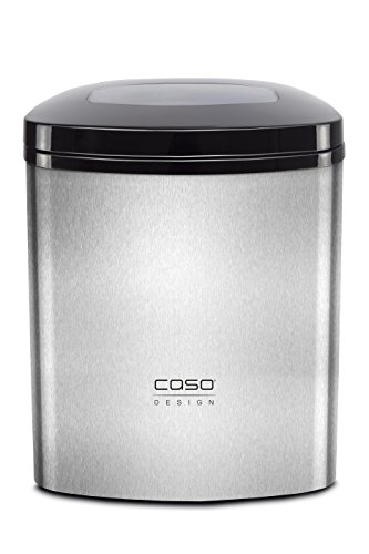 Caso 3304 IceMaster Ecostyle Design Eiswürfelmaschine, hochwertiges Edelstahlgehäuse, Kompressortechnik, 150 W, silber - 5