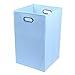 Modern Littles Folding Laundry Basket (Sky Solid Baby Blue)