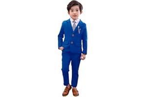 LOLANTA Completo da Ragazzo 2 Pezzi Blazer e Pantaloni per Bambini, Abbigliamento per Il Tempo Libero o Abito da Festa di Nozze, 2-13 Anni