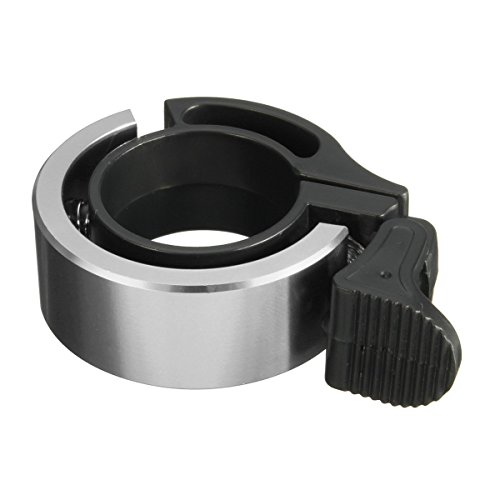Bike Bell ,Aluminium Fahrradklingel Ring,Q Stealth Fahrrad Horn Zubehör Fit für 22,2–24 mm Lenker,Mountain Bike,Road Bike-DeWu Seller - 3