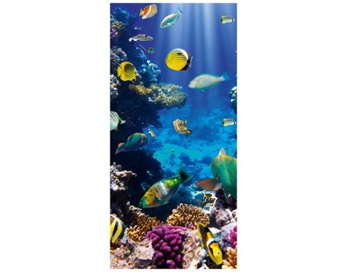 Fototapete Tür Papier No.51 ‚UNDERWATER PARADISE‘ 100x210cm Foto Tapeten , Größe:210cm x 100cm - 2