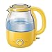 Produktbild FGX Haushalt 1.2L Glas Wasserkocher 304 Edelstahl Isolierung Integrierte Automatische Abschaltkessel 1200 Watt (Gelb)