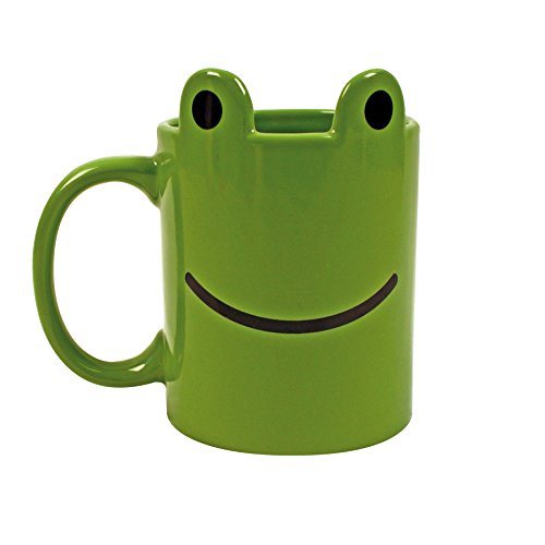 Gift Republic Tier-Tasse Frosch, Keramik, mehrfarbig