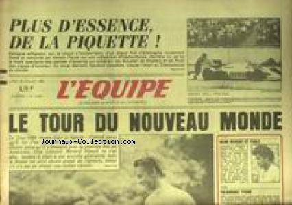 EQUIPE (L') [No 12509] du 28/07/1986 - PLUS D'ESSENCE DE LA PIQUETTE - LE TOUR DU NOUVEAU MONDE - TENNIS - NOAH - BOXE - TYSON en ligne