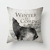Lavado a máquina, 62 grados Juego de Tronos - Casa Stark New Arrival cómodo funda de almohada