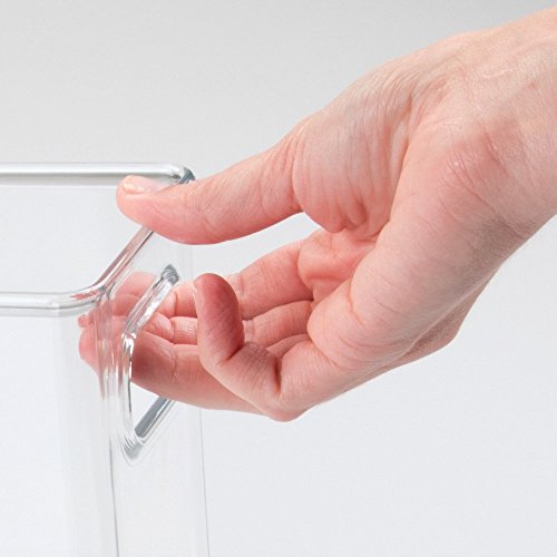 InterDesign Linus Badezimmeraufbewahrung für Kosmetik und Pflegeprodukte – Medium, Durchsichtig - 6