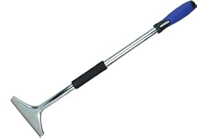 Faithfull Grattoir robuste à long manche pour enlever les revêtements muraux, le papier peint et le carrelage – Lame de 150 m