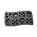 Produktbild RotSale® Schwarz Cool Eiswürfelform Silikon mit Totenkopf Sommer Party - Eiswürfel Silikonform Geschenkidee